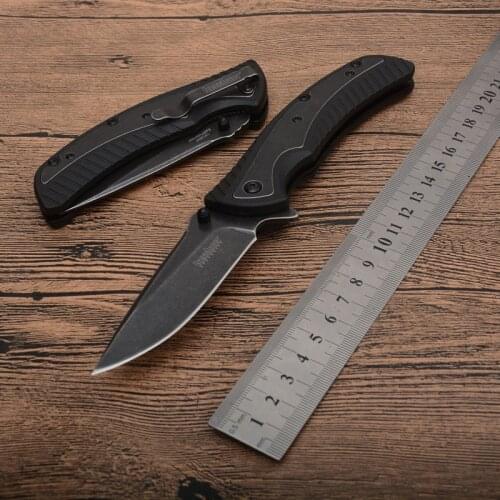 Free shipping1322 folding pocket outdoor camping hunt knife 8CR13MOV blade ABS handle Tactical Survival Utility knives EDC tools