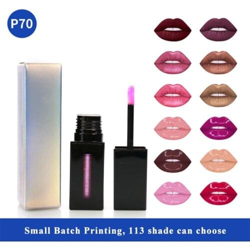 50pcs/Lot Private Label Lipsticks Shiny Glossy Lipgloss Waterproof Lasting Matte Lipstick Cosmetics Bulk Can Choose Color Tubes