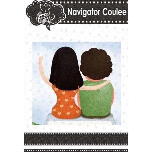 Mothers Day Hot New Metal Cutting Die Mom and Girl Scrapbooking Carving Paper Card Stamping Die New DIY Die