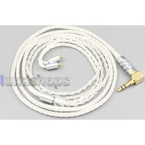 LN007029 2.5mm 4.4mm XLR 8 Core Silver Plated Earphone Cable For Acoustune HS 1695Ti 1655CU 1695Ti 1670SS