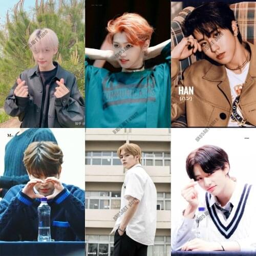 Stray Kids DIY Diamond Painting Mosaic Korean Group Kpop Cross Stitch Kits Room Decoration Diamond Embroidery Full Round Drill