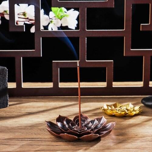 New Studios Line Incense plate Home Decor Incense Burner Joss-stick inserted Incense Holder Buddhism Lotus