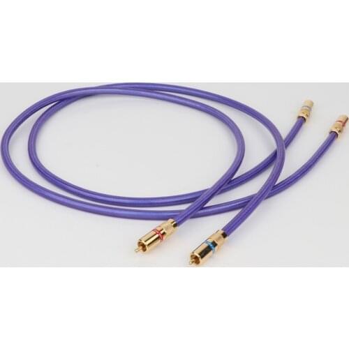 New Van Den Hul MC-SILVER IT 65 RCA Audio Interconnect Cable with Gold Plated RCA Plug