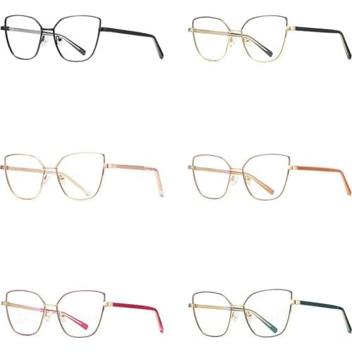 Rimless Reading Glasses Men Women Blue Light Rimless Reading Glasses Men Women High Quality Half Frame Diopter Lenses Business