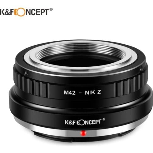 K&F Concept M42 Lens to Nik Z Mount Adapter for M42 Mount Lens to Nikon Z5 Z6 Z7 Camera