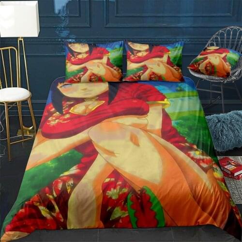 Hinata Duvet Cover Comfortable Quilt Home Decora Design Universal Bedding Set Bedclothes+Pillowcase 3pcs