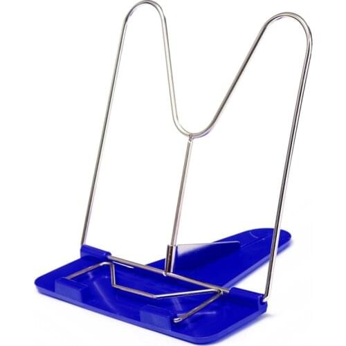 Adjustable Angle Portable Reading Book Stand Text Book Document Display Holder Blue