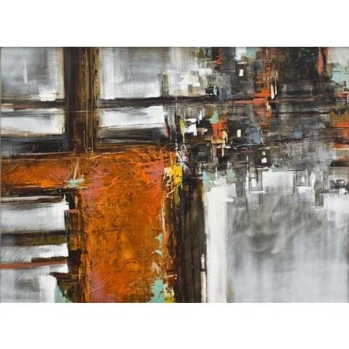 Hand painted abstract oil painting decorative oil painting wall art pictures for hotels dropshipping