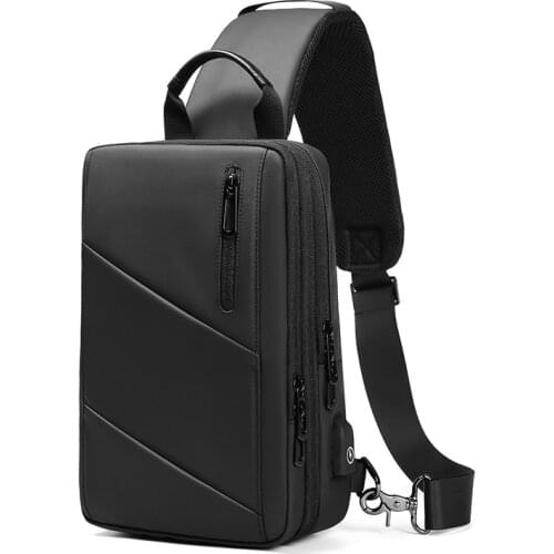 Men Crossbody Bags Multifunction USB Charging mens bag crossbody bags for men Satchels Casual cross body bags men