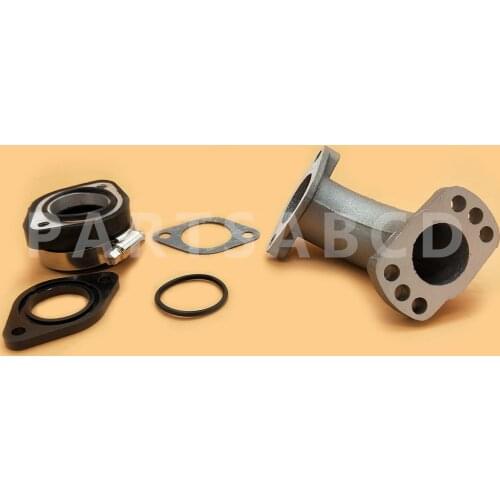 Partsabcd PitBike Carb Intake Adapter Boot Rubber Pipe Flange Manifold For Mikuni VM24 Keihin OKO Carburetor Pit Dirt Bike