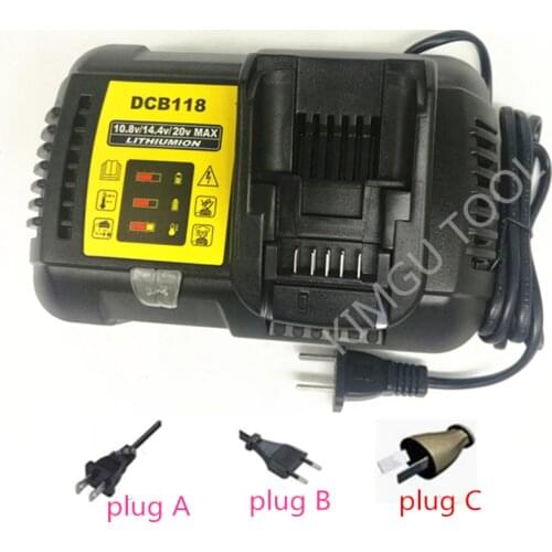 AC100-240V Charger DCD118 Replace for DEWALT DCD996 DCD991 DCS575 DCS576 DCS575 DCS520 DCD996 DCH481 DCB118 DCS388 Charger