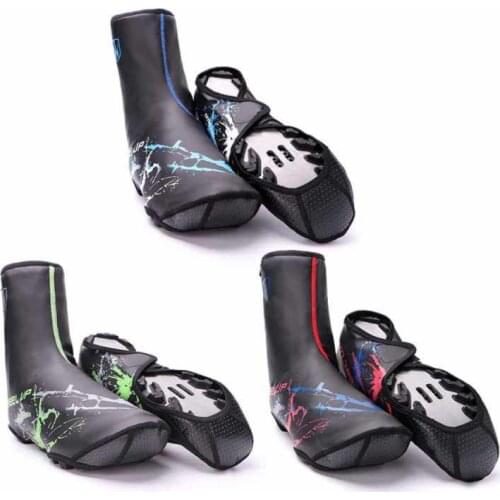 1 Pair Cycling Shoe Covers Waterproof Windproof Warm Man Woman Overshoes Road Bicycle Bike MTB Winter Shoe Cover Protector