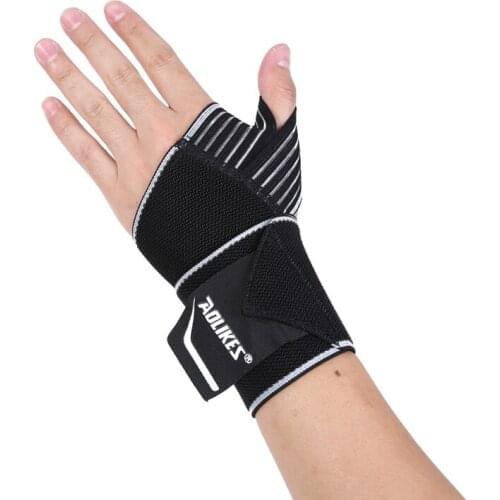 1 Pcs Hand Wraps Wrist Strap Weight Lifting Wrist Wraps Crossfit Powerlifting Bodybuilding Breathable For Cycling Tennis Gym