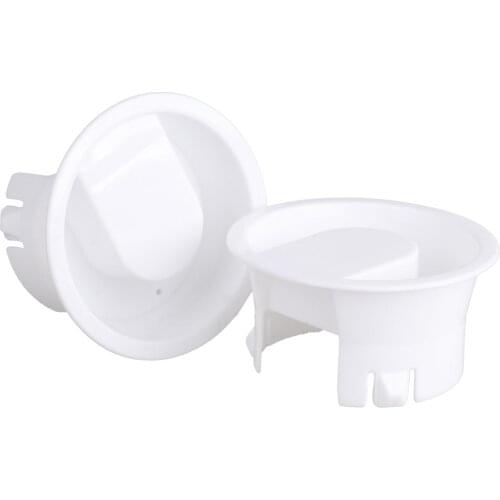 2Pcs Plastic Anti-Dust Splash Bottle Stoppers Juice Pot Lid Flower Teapot Filter Cover Leakproof Caps for Glass Bistro Pitcher