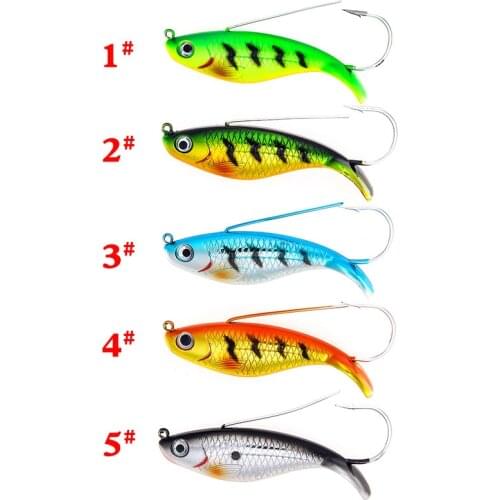 5pcs/lot 8.5cm 21.2g Anti Grass Fishing Lure Artificial Fishing Wobblers Hard Bait 3D Eyes Lifelike Fishing Tackle