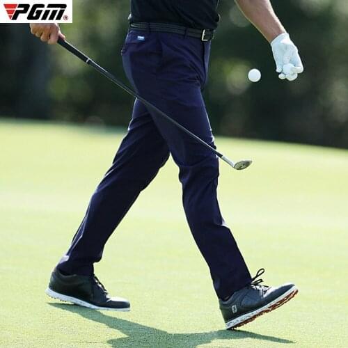 New PGM Golf Ball pants Men Wear Slim Pants Full Long Thin Trousers Straight Loose Trousers Run Tennis Casual Version Clothes