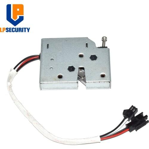 DC12V 2A Zincification steel mini Cabinet Electric Lock Fail Secure ON/OFF status detection