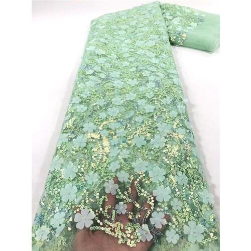 Exquisite small applique fashion colorful sequin embroidery, French tulle lace, suitable for ladies skirt design fabric