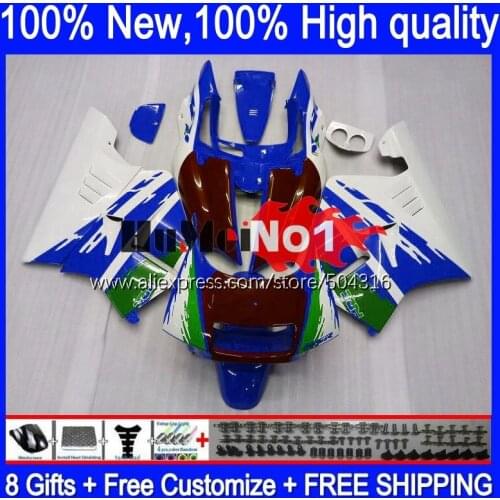 Body For HONDA NSR250R NS250 NSR 250 NSR 250R 1988 1989 131MC.172 MC16 blue glossy MC18 PGM2 NSR250 R RR NSR250RR 88 89 Fairing