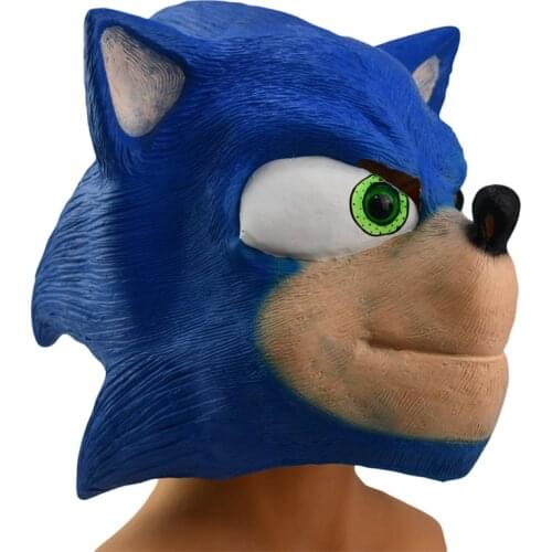 Cosmask Halloween Sonic Mask Adult Party Costume Mask Horror Carnival Cosplay Party Props