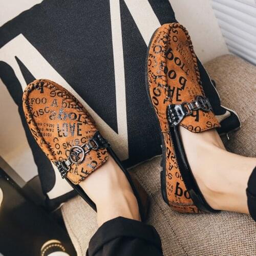 Topvivi loafers men shoes casual suede leather 2021 Fashion Shoes Men Flats Slip On Male Driving shoes Moccasins Homme Men