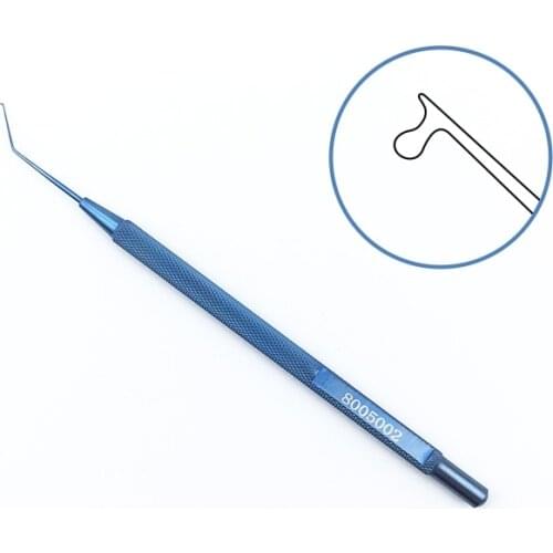 Ophthalmic Instruments Titanium Lester IOL Lens Manipulator Hooks Pet Veterinary Surgical Instruments