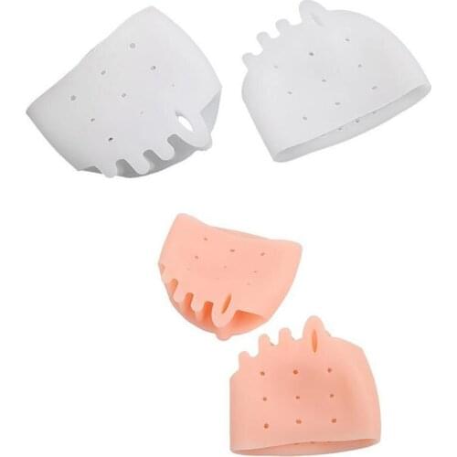 Toe Separator Bunion Corrector Hallux Valgus Foot Care Pedicure 2pcs Orthotics Protector Divider Overlapping Bones Tool Sil E0V9