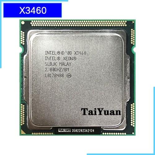 Intel Xeon X3460 2.8 GHz Quad-Core Eight-Thread 95W CPU Processor 8M 95W LGA 1156