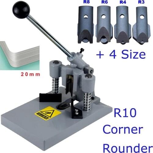 Radius R3, R4,R6,R8,R10 5Blades All Metal ID Business Criedit PVC Paper Card Corner Rounder Cutter