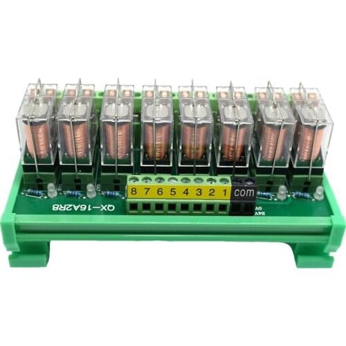 24V Relay Module 8 Channel Relay Switch Module PLC Amplifier Board Controller 2 Open 2 Close Double Group 4 Way 6 Way