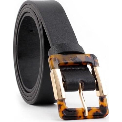 New Fashion Classic Square buckle Ladies belt Luxury design popular vintage casual belts pin buckle Female jeans Waist Belts
