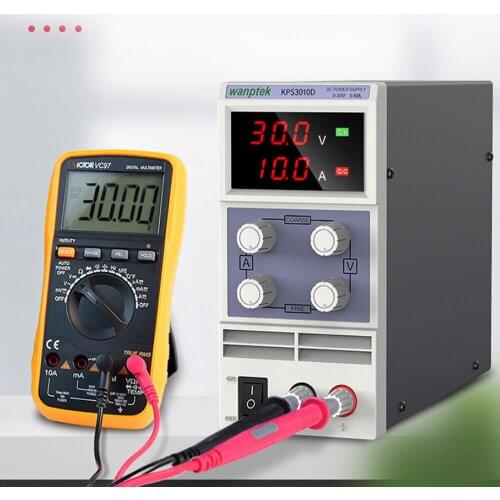 KPS3010D Mini LED Digital Adjustable DC Power Supply ,0~30V 0~10A ,110V-220V, Switching Power Supply 0.1V/0.01A