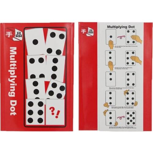 Multiplying Dot Card Magic Tricks Close up Stage Illusion Magician Accessories Gag Poker Acrobatics Waterfall Card props