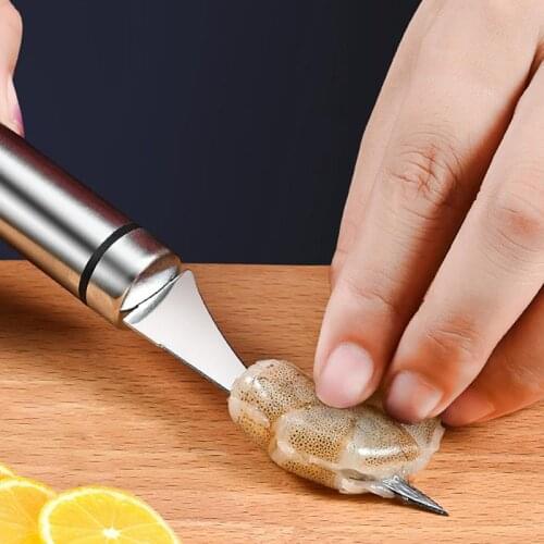 1Pc Shrimp Peeler Prawn Peeler Shrimp Deveiners Peel Device Fishing Tool Creative Cooking Seafood Tool for Home Kitchen Gadgets