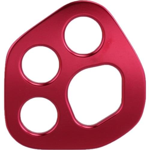 High Strength Paw Rigging Plate Rock Climbing Equipment Tree Arborist Red