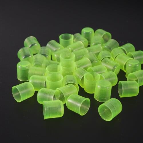 1000 pcs Beekeeping Wholesale Bee Tools Bee house Green queen Taiwan 1 cm Plastic foster Cups Queen cup