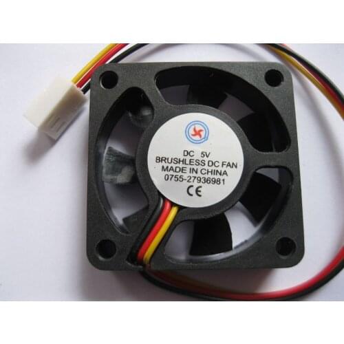 2 pcs Brushless DC Cooling Fan 7 Blade 5V 4510S 45x45x10mm 3 Wires