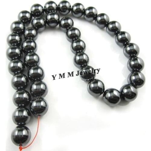 Wholesale 100pcs Hematite Beads 12mm Round Loose Beads DIY Findings