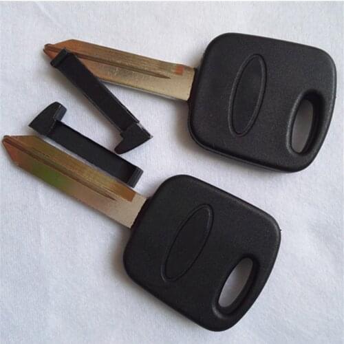 DAKATU Blank Transponder Key Shell FOR FORD Mustang EXPLORER Raptor Edge can install 48 GLASS CHIP WITH LOGO