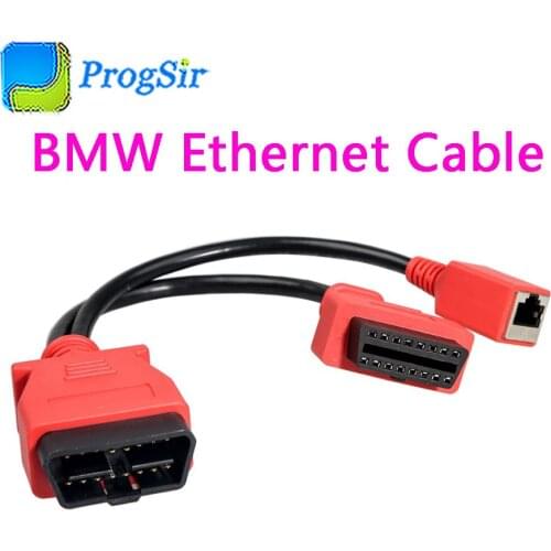 Ethernet Cable For BMW F Series Programming Work with Autel MS908 MS908S PRO MaxiSys Elite IM608