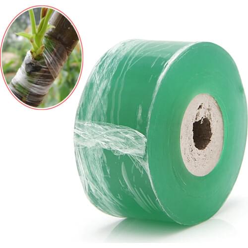 Durable PVC Tie Tape Garden Tools Fruit Tree Engraft Branch Bind Belt 3CM x 100M/Roll Plant Support Care Grafting Film
