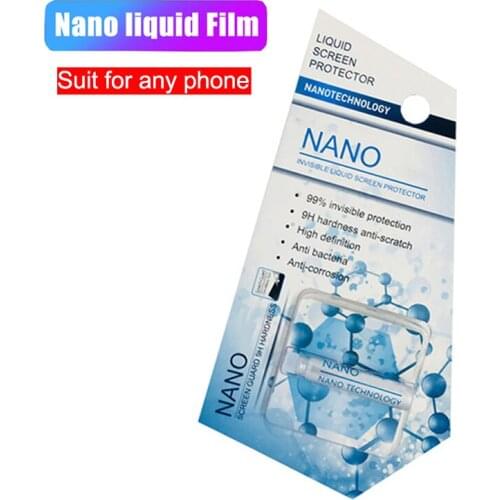 2ml Nano Liquid Screen Protector for iPhone 11 Pro XS MAX 7 8 PLUS Samsung Note 10 Invisible Full Cover Universal 9H Screen Film