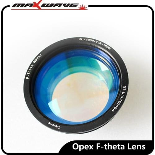 Opex F-theta Lens Field Lens 1064nm 112x112mm F163 F100-420nm for 1064nm YAG Optical Fiber Laser Marking
