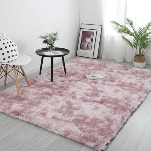 Rectangle Carpets for Living Room Bedroom Decoration Hogar Moderno Long Wool Tie Dyeing Carpet Washable Tapis Tapete Sala Rug