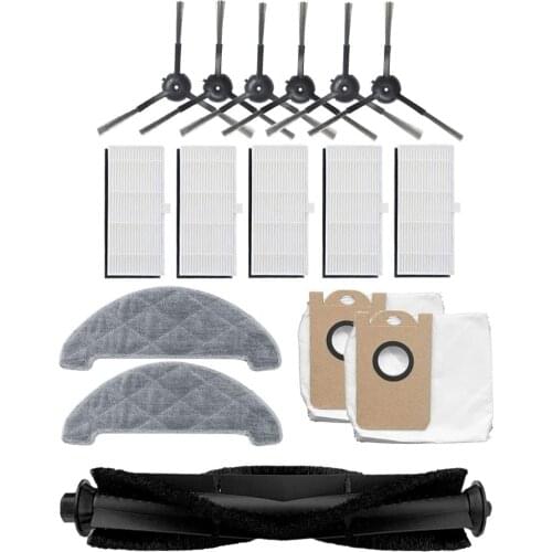 Dust Bags Colletion Mops Side Rolling Brushes Main Brush Roller Accessories Sets Parts for VIOMI S9 Robot Vacuum Cleaner