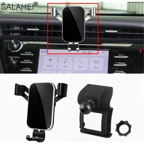 Luxurious Car Phone Holder For Toyota Camry 2018 2019 Air Interior Dashboard Holder Cell Stand Support Car Interior Accessories