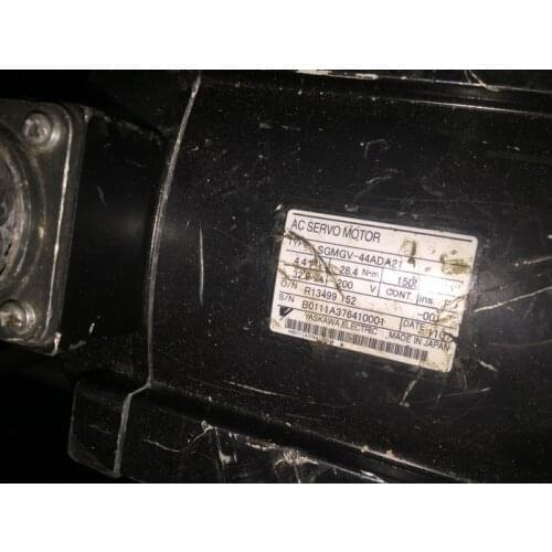 AC SERVO MOTOR SGMGV-44ADA21 USED 100% TESTED IN WORKING CONDITION *100% REAL STOCK,Please contact us for real photo