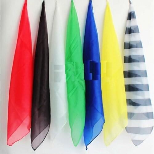 Scarf Silk Size 60 X 60 Centimeter Free Shipping Magic Tricks Props Toys YH209