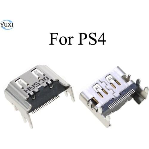YuXi 5pcs Original For Playstation 4 PS4 HDMI-compatible Port Socket Interface Jack Connector Replacement