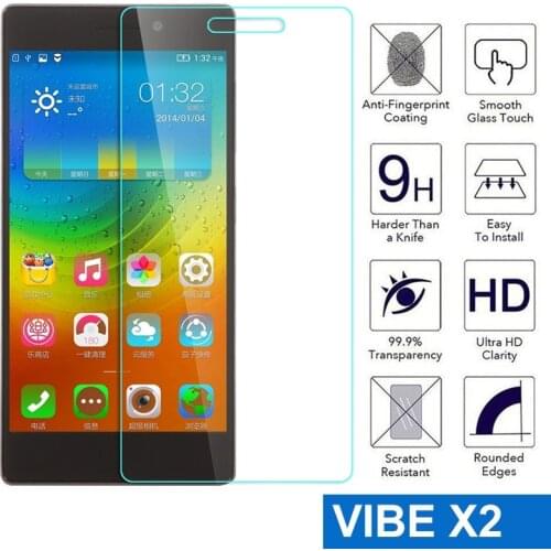 Vibe x2 tempered glass FOR Lenovo vibe x2 X 2-CU X2-TO screen protector film for Lenovo X2 x 2 mobile phone smartphone elephone